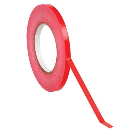 BSC PREFERRED 3/8'' x 180 yds. Red Bag Tape, 96PK T962024R